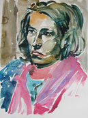 Stana 02, Portrait, Pastell